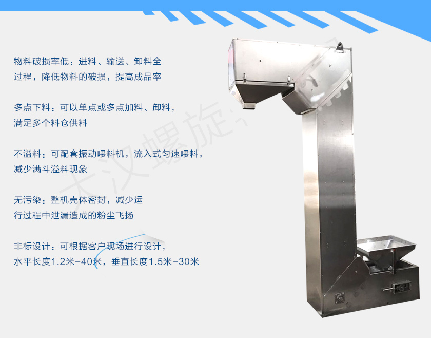 z型鬥式提升機特點